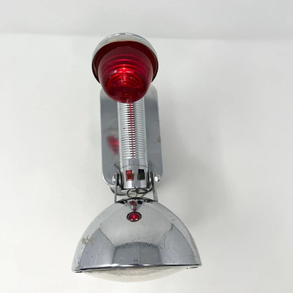 Vintage Ray-O-Vac Sportsman 301 6V Lantern USA Emergency Flashlight Red Tested‎
